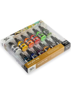 mm Premium Akrilik Mürekkep 12 Adet x 20 ml