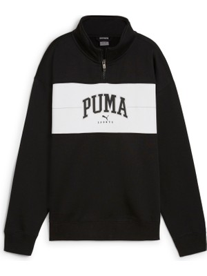 Puma Squad Half Kadın Sweatshirt 68154301 Siyah - L