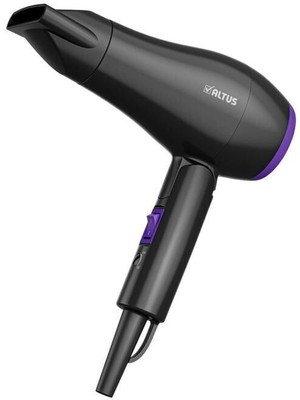 ALTUS Saç Kurutma Makinesi 1000 W Profesyonel Kullanım İçin Hız Ayarı 1 Kademe ve Difüzör