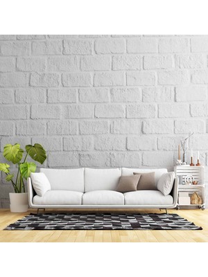 Duvar Kağıdı Baskı 3 Boyutlu Beyaz Taş Desenli