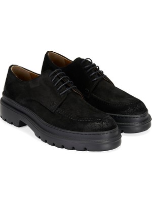 Desa Fabian Siyah Erkek Süet Deri Günlük Ayakkabı