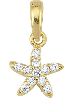 goldkupe 14 Ayar Altın Deniz Yıldızı Kolye Ucu 0,52 gr
