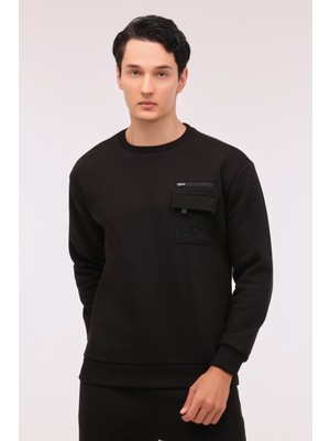 Lotto M-Colonel C Neck Swt 4pr Siyah Erkek Sweatshirt