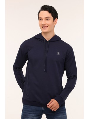 Lumberjack Mb Sn73 Hoodıe 4pr Lacivert Erkek Sweatshirt