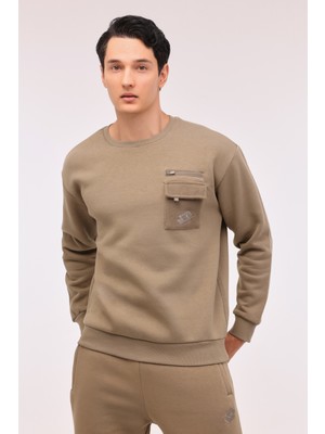 Lotto M-Colonel C Neck Swt 4pr Haki Erkek Sweatshirt