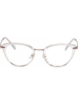 Corney Design Monica Şeffaf Cat Eye Gözlük (Mavi Işık Filtreli)