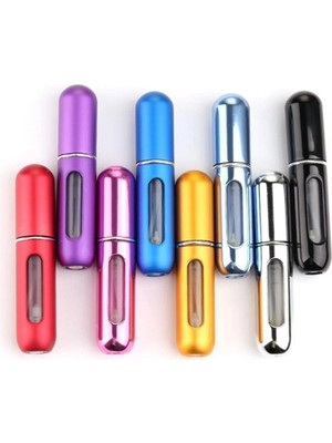 4 Adet Parfüm Şişesi Taşınabilir Mini Doldurulabilir  Atomizer Parfüm Şişeleri Boş Küçük