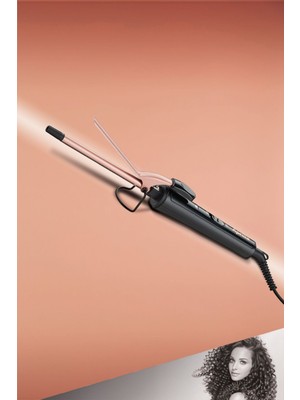 Bukle Şekillendirici Maşa 9 mm Kıvırma Maşası AHS-2046