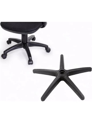 Dopa Ofis Sandalyesi Plastik Yıldız Ayak Her Modele Uyumlu Sandalye Ayağı (Tekersiz)