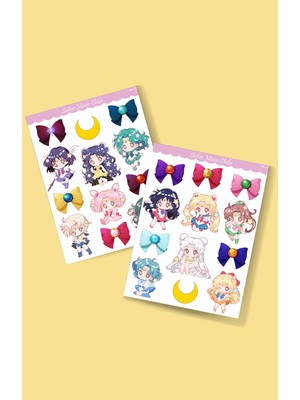 Minithingsart Sailor Moon Ay Savaşçısı Sticker 2'li