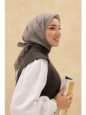 Silk Home Olinda Eşarp - Koyu Duman