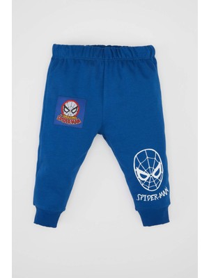 DeFacto Erkek Bebek 2'li Takım Marvel Comics Bisiklet Yaka Sweatshirt Beli Lastikli Jogger Eşofman Altı D5937A524WN