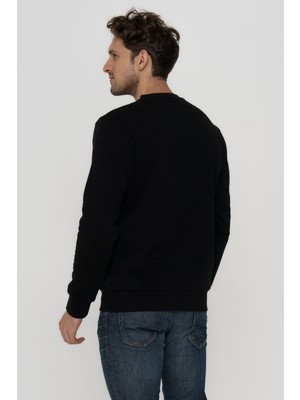 Jack & Jones Erkek Göğüs Logo Baskılı Sweatshirt - Minder