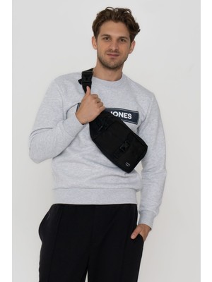 Jack & Jones Erkek Göğüs Logo Baskılı Sweatshirt - Minder