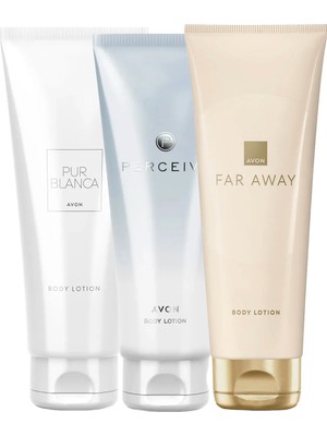Avon Kadınlar için 3'lü Nemlendirici Vücut Losyonu Seti (3 x 125 ml)