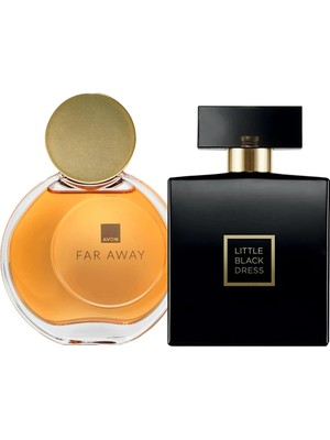 Avon Far Away ve Little Black Dress Kadın Parfüm Seti 50 ml EDT Şık Tasarımlı Hediyelik
