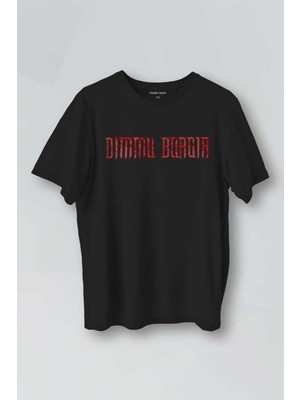 Kendim Seçtim Siyah T-Shirt Dimmu Borgir Senfonik Black Metal Darkness Baskılı Unisex Tişört