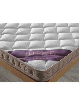 Luper Tek Kişilik Ortopedik Yatak Pedi 8 cm Pamuklu Kumaş Sünger Dolgulu Rahat ve Hijyenik
