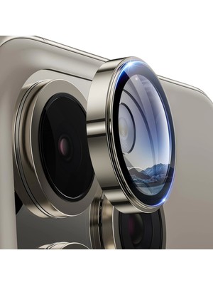 Apple İphone 16 Pro Max Lens Kamera Koruyucu Premium Safir Parmak İzi Bırakmayan CL-12
