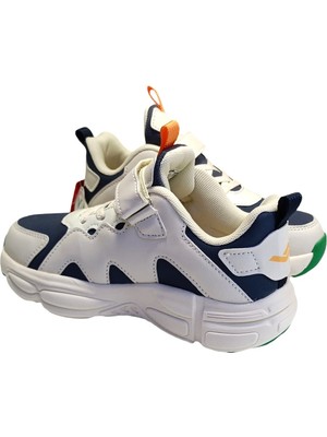 Jump 31098 Çocuk Sneaker Spor Ayakkabı Bej - Lacivert