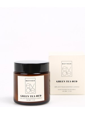 Boyner Evde Green Tea & Oud Kavanoz Mum