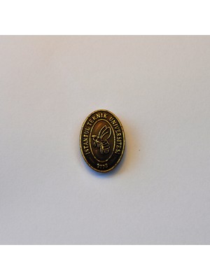 İTÜ Vakfı İTÜ Yaka Rozeti Eskitilmiş Sarı