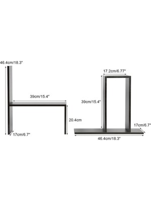 Vivonty 17 cm Ahşap Masa Üstü Organizer 46 cm Suntalam Mdf Klasik 2 Beyaz