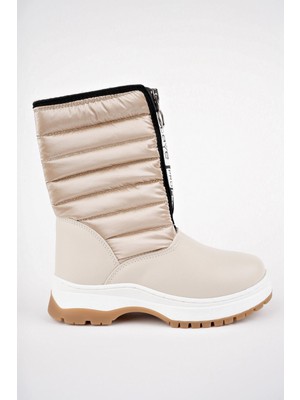 Muggo Sugar  Çocuk  Rahat Kalıp Önü Fermuarlı Içi Kürklü Yağmur Ve Kar Botu