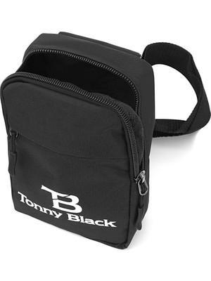 Tonny Black Orijinal Unisex Su Geçirmez Günlük Spor Çapraz Ayarlanabilir Askılı Bodybag Iki Bölmeli Astarlı Body Bag El Göğüs ve Omuz Çantası