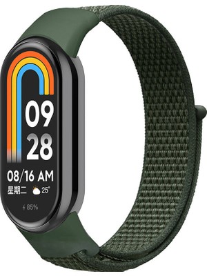 Musal Xiaomi Mi Band 8 Hasır Cırt Cırtlı Yapıştırmalı Relaks Kordon