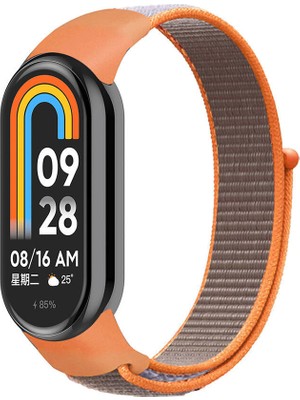 Musal Xiaomi Mi Band 8 Hasır Cırt Cırtlı Yapıştırmalı Relaks Kordon