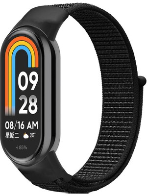 Musal Xiaomi Mi Band 8 Hasır Cırt Cırtlı Yapıştırmalı Relaks Kordon