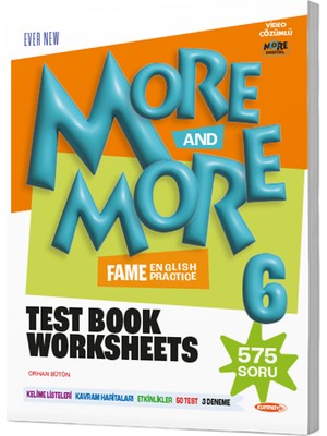 Kurmay Yayınları More & More 6. Sınıf Test Book Worksheets
