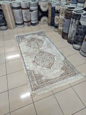 Armones Home 100*200 Cm Makinada Yıkanabilir Dijital Baskı Kaymaz Dod Taban 3,5mm Süngerli Yolluk