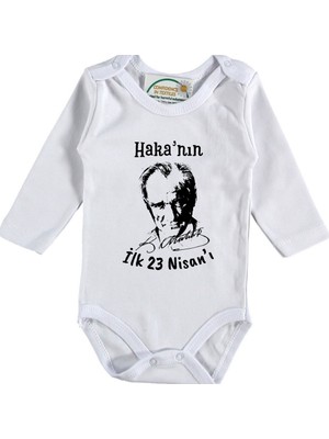 Asilcom Ilk 23 Nisan'ı Yazılı Bebek Zıbın