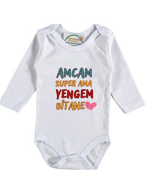 Asilcom Amcam Super Ama Yengem Bitane Yazılı Bebek Zıbın