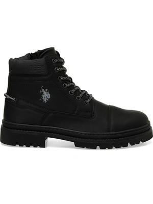 U.s. Polo Assn. Tate 4pr Siyah Erkek Biker Bot