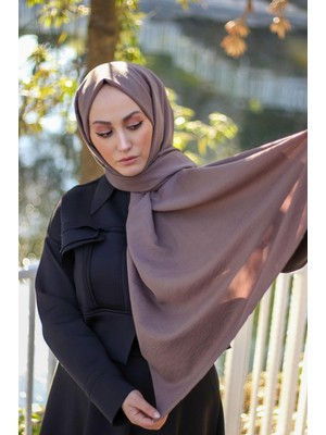 Sayra Shawl Kadın Açık Kahverengi Caz Şal SYR001