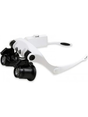 Skygo Kuyumcu Saat Onarım Için 10X-15X-20X25X Mercekli Gözlük Büyüteç 9892G-3A