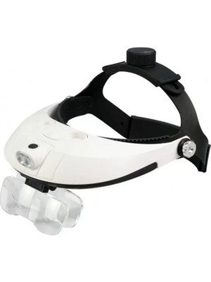 Skygo 5 Mercekli Çok Fonksiyonlu Başlık Tip Işıklı Büyüteç 81001H