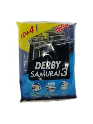 Derby Samurai 3 Bıçak 10+4 Parça.poşetli