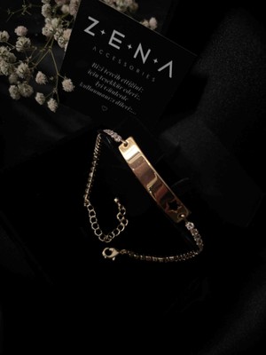 Zena Accessories Yıldız Detaylı Zirkon Taş Bileklik