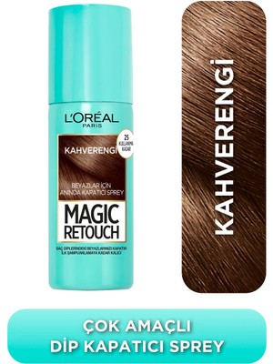 L'Oréal Paris Magic Retouch Beyaz Dipleri Kapatıcı Sprey - Kahverengi