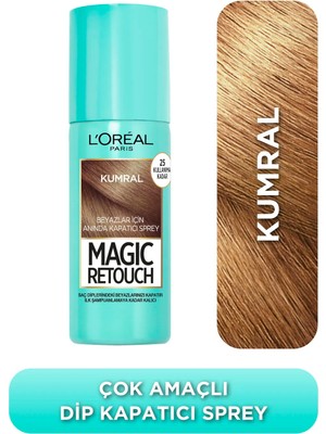 L'Oréal Paris Magic Retouch Beyaz Dipleri Kapatıcı Sprey - Kumral
