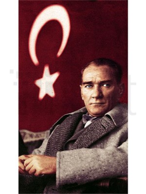 Atatürk ve Bayrak PixArt Sanat Elmas Mozaik Diamond Türkiye 40*60