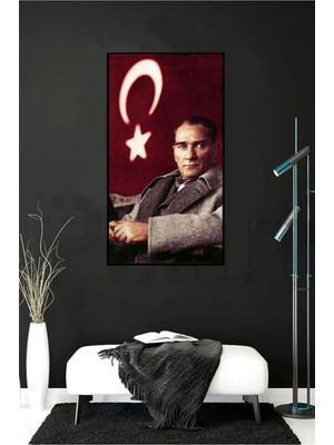 Atatürk ve Bayrak PixArt Sanat Elmas Mozaik Diamond Türkiye 40*60