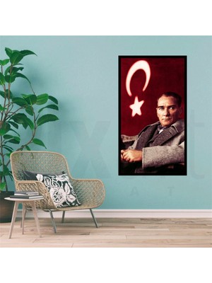 Atatürk ve Bayrak PixArt Sanat Elmas Mozaik Diamond Türkiye 40*60