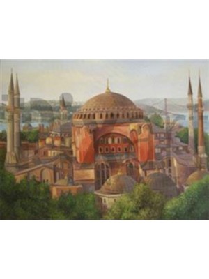 Pix Art Sanat Ayasofya Camii Pixart Sanat Elmas Mozaik Tablo Diamond Türkiye 70 x 55 cm