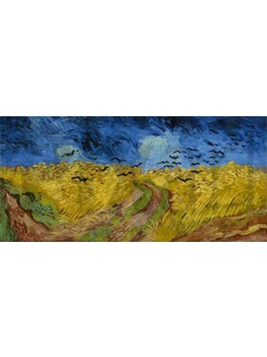 Vincent Van Gogh Buğday Tarlası ve Kargalar PixArt Sanat Elmas Mozaik Tablo Diamond Türkiye 50*25