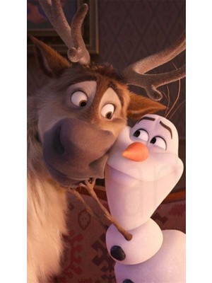 Olaf ve Sven  PixArt Sanat Elmas Mozaik Tablo Diamond Türkiye 40*60